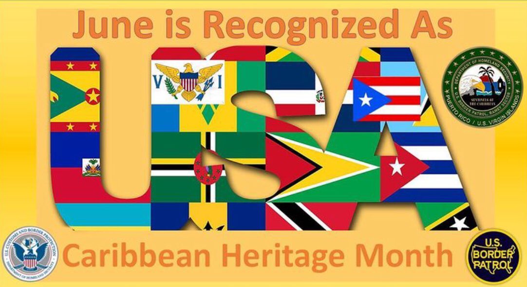 USBPChiefRMY's tweet photo. @USBorderPatrolRameySector celebrates Caribbean Heritage Month

#BorderPatrol #rameysector #HonorFirst #USBP https://t.co/Q7NPTLibZY