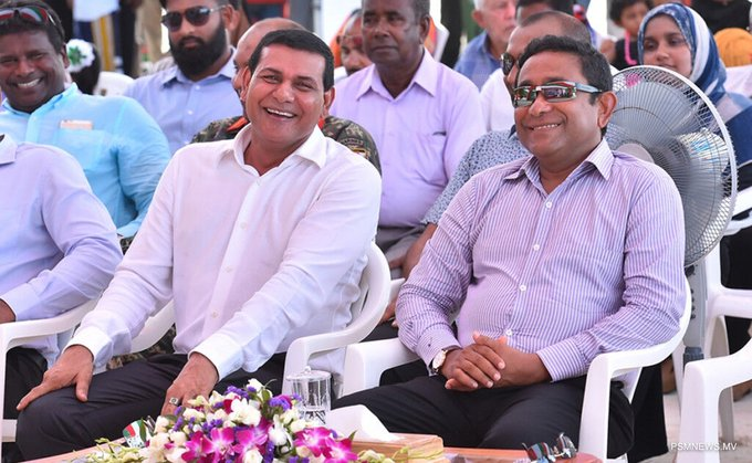 IAsydh's tweet photo. ވައްކަމާއި ކޮރަޕްޝަންގެ ފިލާވަޅުތައް ނަގައި ދިން ވައްކަމުގެ މާހިރު މުލު ވަގު ޔާމީން
#ThankyouIndia
#OurNeighbourIndia
#ArrestYaameen
#ArrestYAG
#Baakeenuvey https://t.co/F9AG8GOn6s