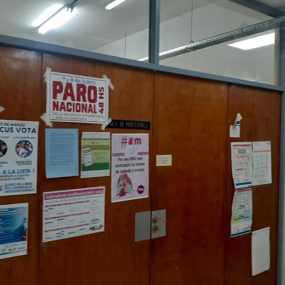 adicus_sj's tweet photo. 📣📣 7 y 8 de Junio: PARO NACIONAL de la docencia universitaria y preuniversitaria convocado por @CONADUHistorica

• Exigimos respuestas inmediatas a nuestros reclamos. ¡Basta de dilaciones!

• ¡Que ningún salario quede por debajo de la inflación!

#ADICUS https://t.co/6nT1uMB1Bo