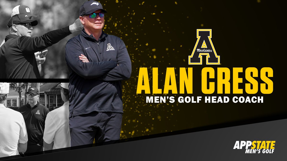appstategolf's tweet photo. #AppNation, please welcome @AppState alum Alan Cress as our new head coach! 

➡️ https://t.co/crFGyJhyp2 https://t.co/uU5UqMdqLL