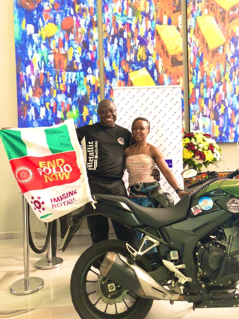 Chi_beda's tweet photo. I finally got to meet #LionHeart
I will make my historic ride one day.

As a female biker, I wanted to confront personal challenges, societal stereotypes, and spur a catalyst for other long awaited life changes. Best decision Eva
#bikerchick #life #motorcycle https://t.co/JIgXeT3VJO