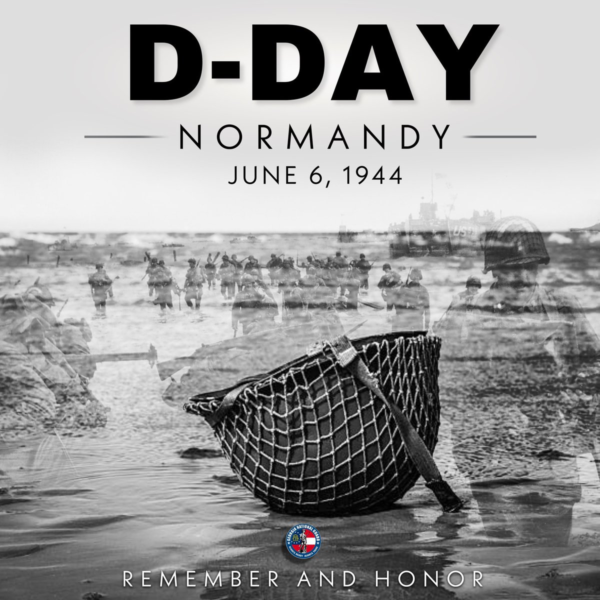 GeorgiaGuard's tweet photo. Today marks the 78th anniversary of #DDay. We remember and honor those who gave it all during the largest seaborne invasion in history. https://t.co/VhlFbLdg7y