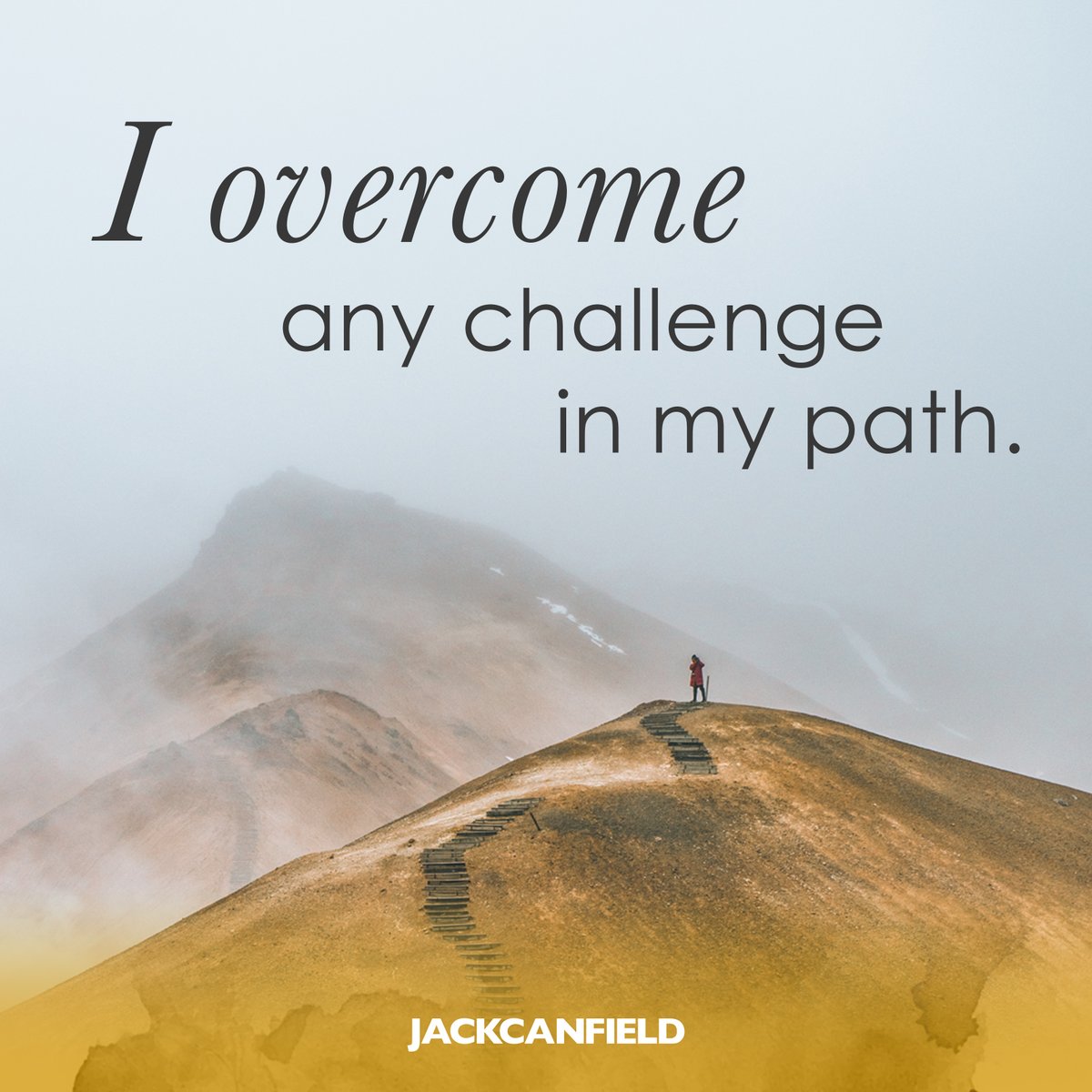 JackCanfield's tweet image. Without challenges, it's impossible to grow. With them, you are given the opportunity to refine your character, develop a deeper understanding, cultivate empathy, be in tune with a higher power, and become the best version of yourself.

You were born to win, I believe in you!