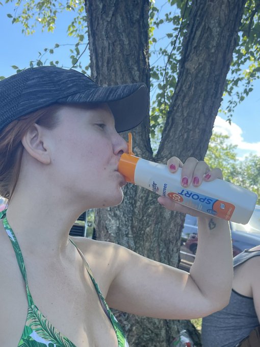 My friends were so happy I brought secret booze to share at the parks this weekend. Anytime someone drank