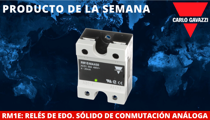 CarloGavazziMex's tweet photo. Carlo Gavazzi presenta los relevadores de estado sólido de conmutación analógica de la serie RM1E como nuestro producto de la semana.

https://t.co/rsK6FzaeWn

MexicoSales@carlogavazzi.com

+52 55 5373 7042

#SolidStateRelay #SSR #ZeroSwitching #SolidStateSwitching #PhaseAngle https://t.co/xXUs7uzdEK