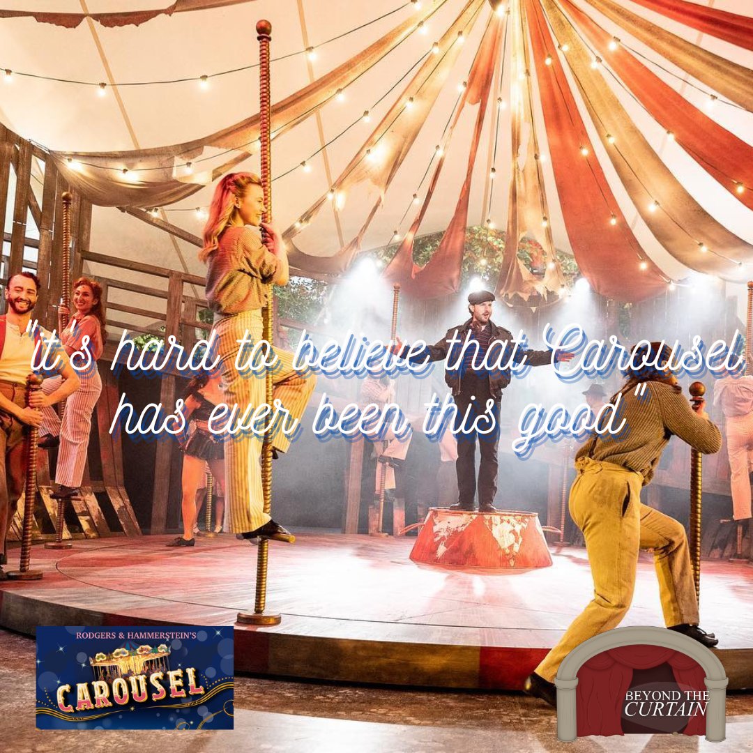 beyondcurtain12's tweet photo. ⭐️⭐️⭐️⭐️⭐️ for @KHTheatre's Carousel.

This production is right up there with the best I've seen in my lifetime. Gorgeous on every level.

Read my slightly updated '5 reasons to see' post -  https://t.co/0YQtX5cWMx https://t.co/tTDxB8PWve