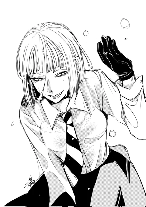 具体例の🏹♀ちゃん(トレルク風味)
#twst女体化 

先天性も後天性もどちらも違っててどちらもおいしい。 