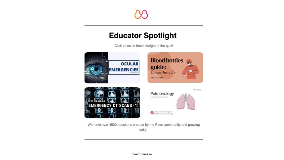 AmzChoudhury's tweet photo. 🗞️The Peerr Monday newsletter is out!
If you have no idea what @Peerr_io is, there are over 1500 people on it - so check it out!
👇
https://t.co/7kAS5X5hXP
#MedTwitter #EdTech #P2PLearning https://t.co/jPueUJh55Z