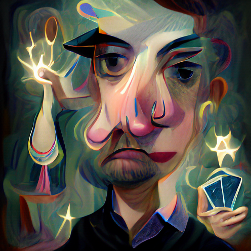 O_T_Human's tweet photo. Portrait of someone who is not a magician (#DIGY) #art #artist #artwork #nft #nfts #nftcollector https://t.co/YDzmYBPo5e