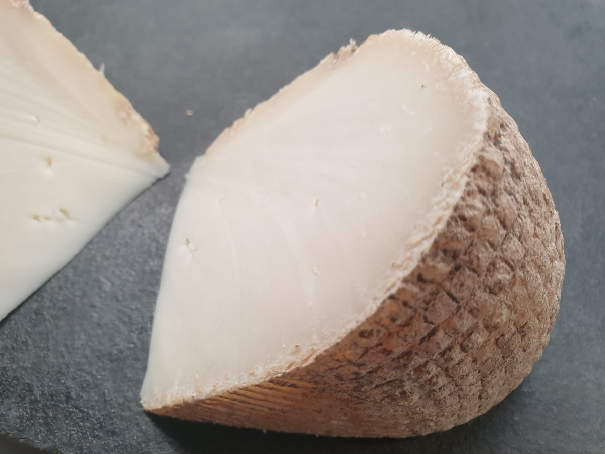 Metamorphosis of a #GoudaGold. From newbie to maturing to cut up. #agedgoatcheese just put some new ones in for a nice long deep sleep.