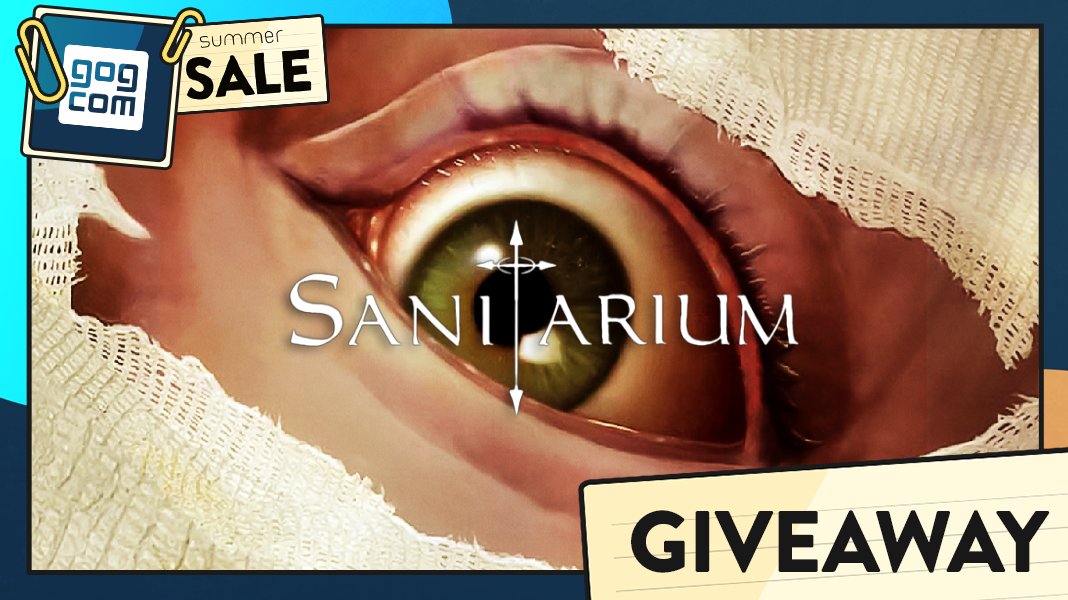 GOGcom's tweet photo. Did you already claim the 48H #GOGSummerSale GIVEAWAY? 🎁
Dive into one of the best horror point'n'click classics, Sanitarium, from the 90s!
Grab this #GoodOldGame NOW 💾 https://t.co/8iwuY8ePeZ https://t.co/PdIvndVQmm