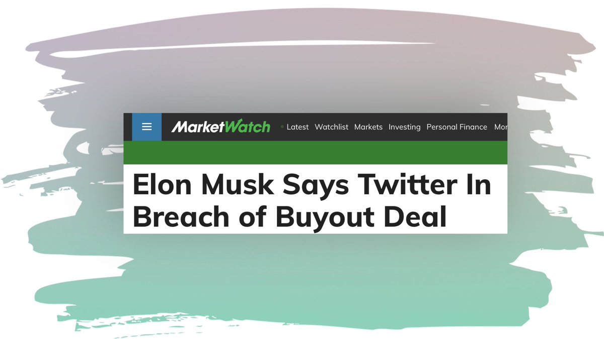 greenjay's tweet image. Letters From Lawyers..sometimes more nuanced than a Tweet..sometimes less..but no less interesting marketwatch.com/story/elon-mus… The seesaw between $TSLA &amp;amp; $TWTR continues &amp;amp; #ElonMusk moves markets this time contending “material breach” of merger terms #twitter