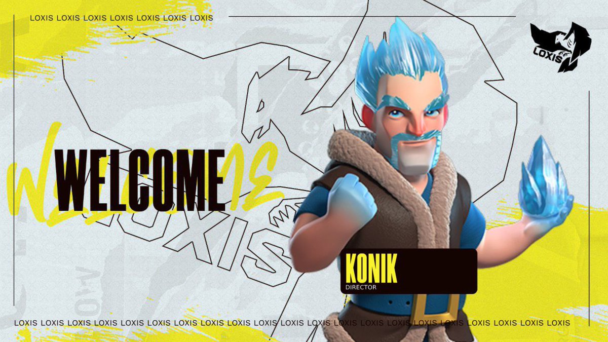LOXIS_eSports's tweet photo. We are proud to announce @HCE_Kon1K ๐ต๐ฑ as our #ClashRoyale Director.
Welcome to the LOXIS Family, Konik! ๐๐ป๐ก
#GoLOXIS https://t.co/YwWpMq6GrT