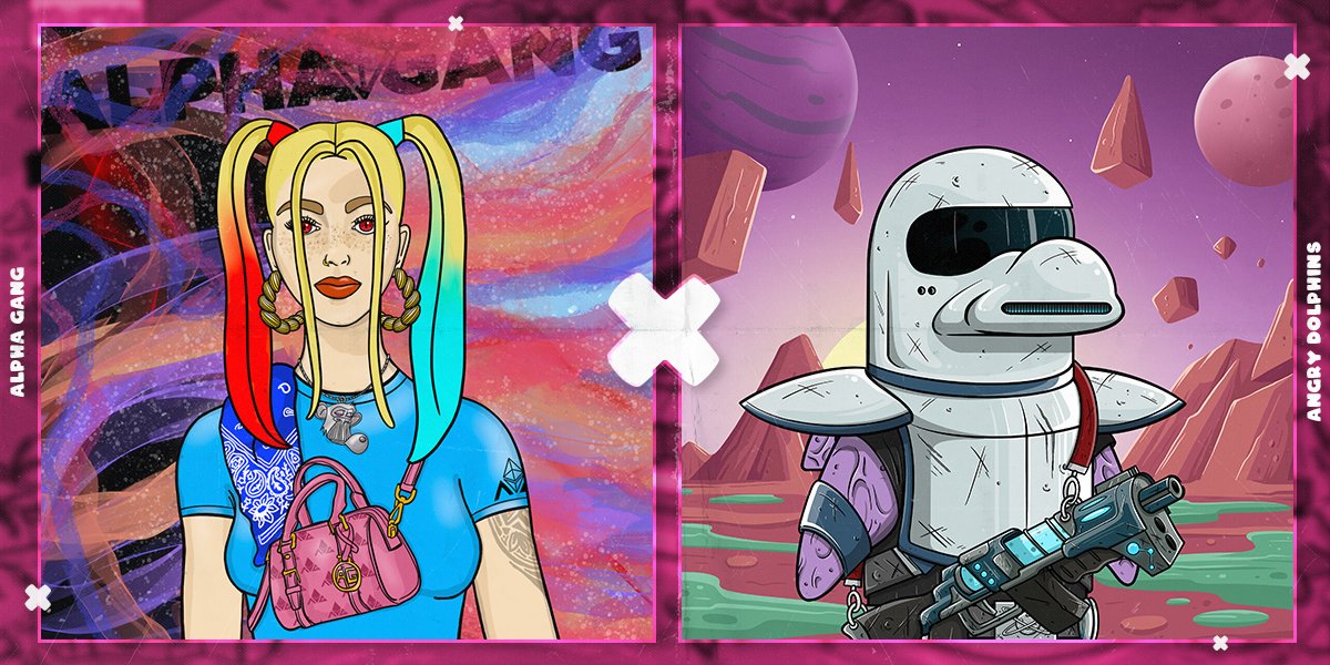 ADolphinsNFT's tweet photo. 🎁 COLLAB WHITELIST GIVEAWAY! 🎁

@AlphaGangX x @ADolphinsNFT 

We will be giving away:
• 🎟️ 3x WL spot for Alpha Gang

To enter:
• Follow @AlphaGangX &amp; @AG_Giveaway
&amp; @ADolphinsNFT 
• Retweet + Like this post
• Tag your friends
• Ends in 24Hrs https://t.co/CLdjLODgiy