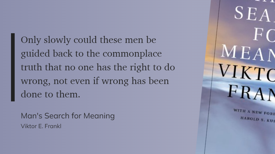CultYourBrand's tweet photo. "Only slowly could these men be guided back to the commonplace truth that no one has the right to do wrong, not even if wrong has been done to them."

These hard lessons must be learned all over again in the next decade. https://t.co/CyCn3EwW2C