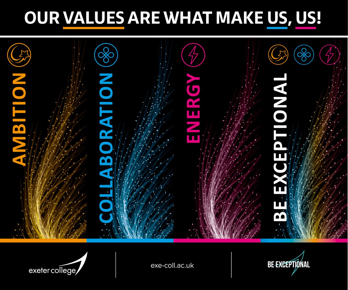 ExeterCollege's tweet photo. β‘ We are excited to launch our strategic plan and values to staff and special guests today. These have been put together with input from students, staff, and our community.
#ExeCollProud | #ExeCollValues | #CollegeStrategy https://t.co/GCIMnLFhzY