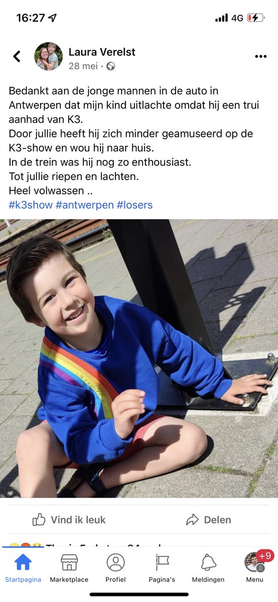 Zo verdrietig word ik hiervan… kunnen we niks regelen zodat deze jongen de meiden kan ontmoeten en een toffe K3-dag kan hebben? 🥺 <a href="/studio100/">Studio 100</a>