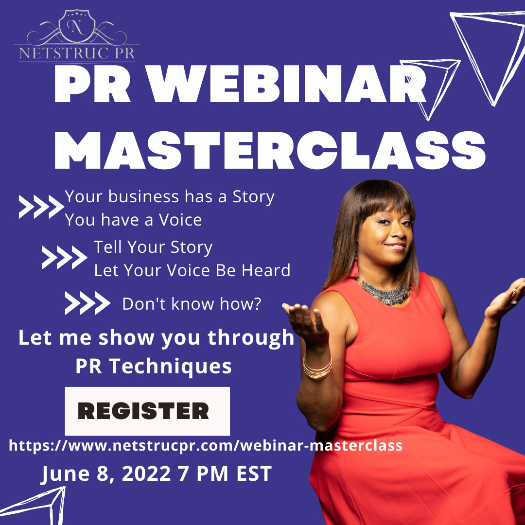 NetstrucLLC's tweet photo. This is the last week to register for the Masterclass on Getting Featured in the media.  Learn about tips on how to build out your brand exposure.
https://t.co/2wm8s3Im9W https://t.co/KYjV6wCLSs