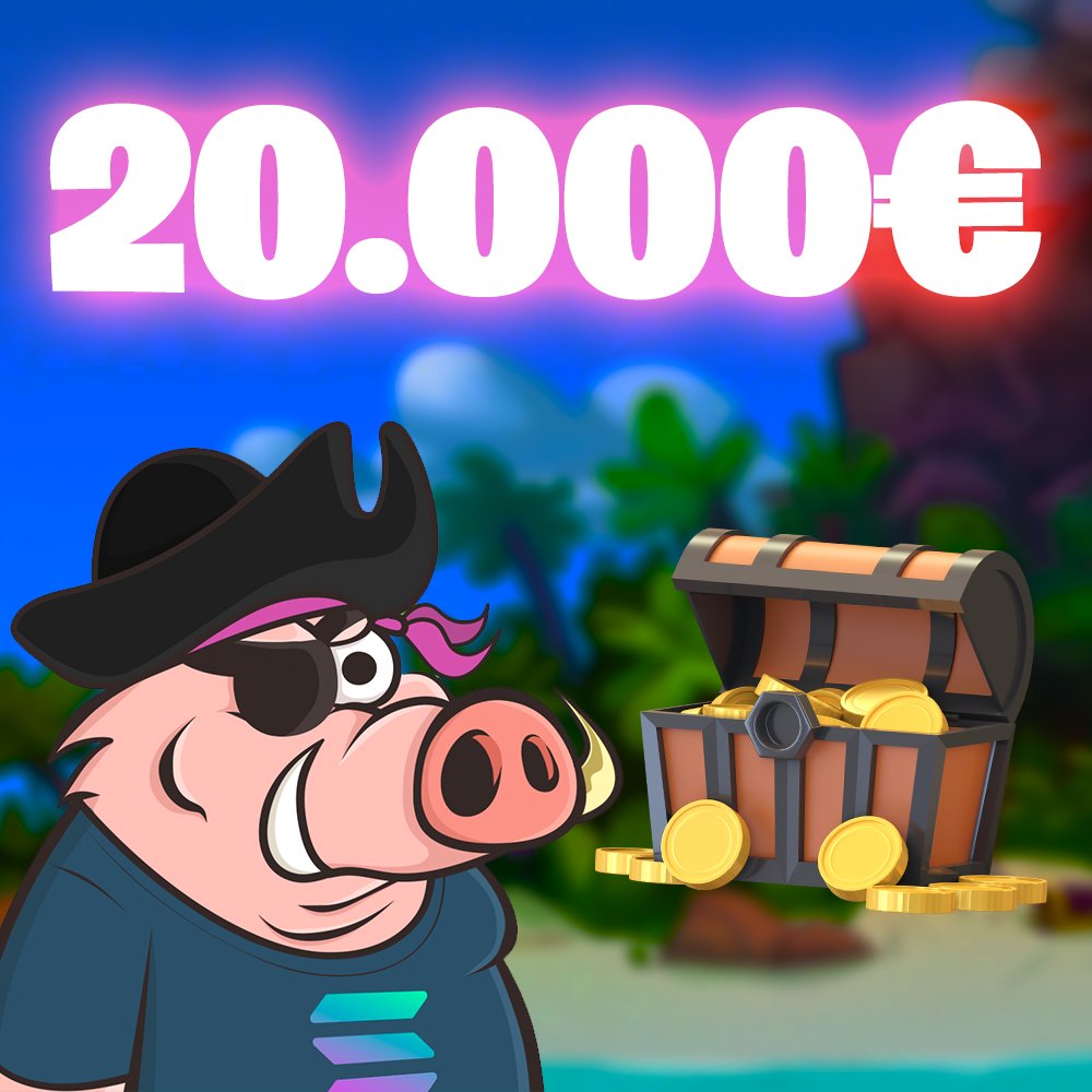 PiratePigsNFT's tweet photo. 🎁 NFT+SOL #GIVEAWAY! 🎁

Prizes:
🏆 1X NFT
🏆 2SOL 
🏆 3X WL

Must:
1️⃣ Follow @PiratePigsNFT 

2️⃣ Like &amp; RT
3️⃣ Tag 3 Friends

👾 https://t.co/t8uLA7sR0b

⏰ 24 HR - 5 Winners!

#NFTGiveaway #NFTCommunity #NFT https://t.co/5TbhDRxY3r