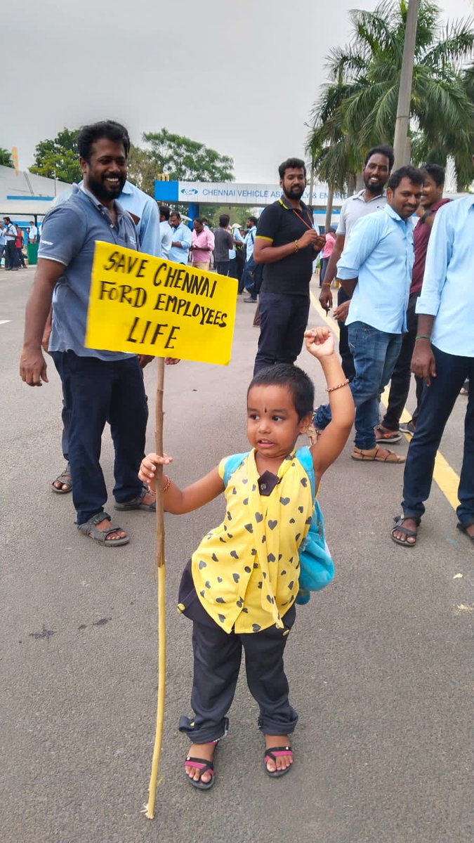 nvenkamu's tweet photo. #savechennaifordemplyeeslife
More then 23years of The successful chennai plant get to close of their disability to manage the indian market. Head of the plant leader is not capable for their position. They should be throw out of fordindia and not an employees. https://t.co/Q6mJhkDA5b