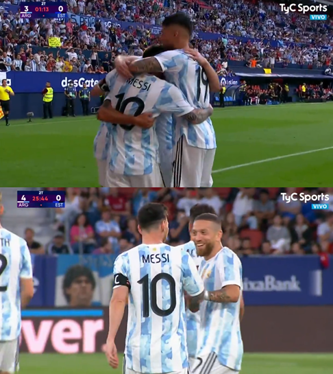 foet247europa's tweet photo. Lionel Messi scored all five of Argentina's goals as they thrashed Estonia 5-0. #ARGEST https://t.co/70OsJoGxrb