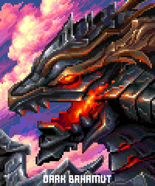 bitwoofhq's tweet photo. Dark Bahamut 🐲✨
Black, powerful, hard, and extremely hot. 🔥🔥

Available at  OpenSea
https://t.co/fjHqO6k6em

#pixelart  #ドット絵 #OpenSeaNFT #NFTCommmunity #NFTJapan #nftcollector https://t.co/MsYri8lMA5