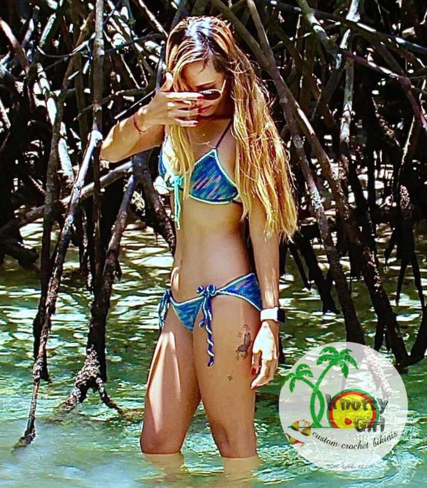 knottybikinis's tweet photo. Custom Crochet ~ water friendly bikinis and swimwear.  100% hand crocheted and custom designs.. 
info @knottygirlbikinis IG
*message for order details 
Photo: by Suzi Metzner 
Location: Galápagos, Isla Isabela Mangroves Lagoon https://t.co/xMZn3lce3w