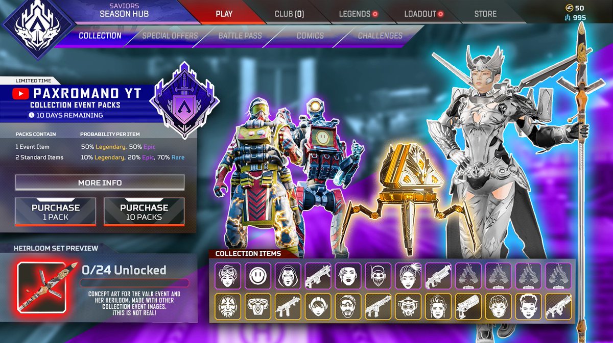 - SORTEO DE RELIQUIA -
Comentar #ApexLegends