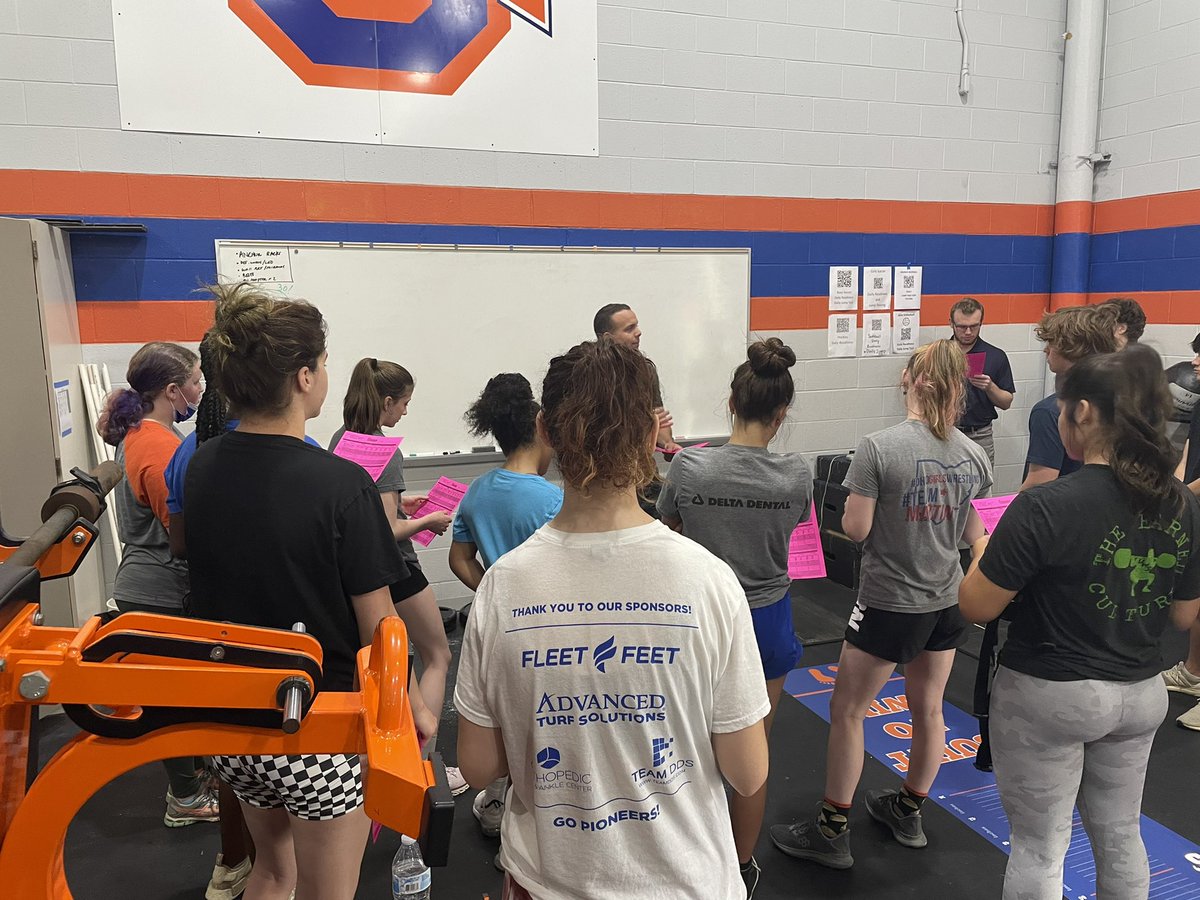 Good day one of summer training with 11 girls. Let’s get 20 for Wednesday lift then wrestle 8:30- 10:30.