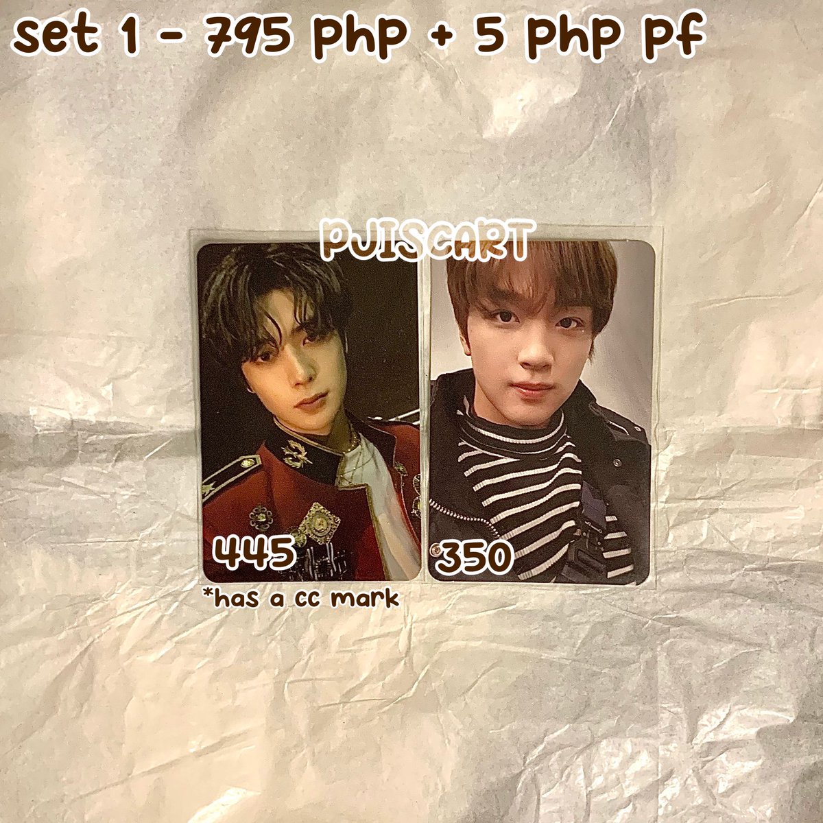 pjiscart's tweet photo. — [🛒 wts lfb nct ph] ;
selling as set only, you can tingi

⤷ dop - 4 days reservation
mop: gcash
mod: ggx,sdd,sco
can do COD

˖◛⁺ reply or dm me ! ⑅

🏷 127 jaehyun haechan tfr the final round 2p 2nd Player neozone n photocard pc https://t.co/xkfVenaD4r
