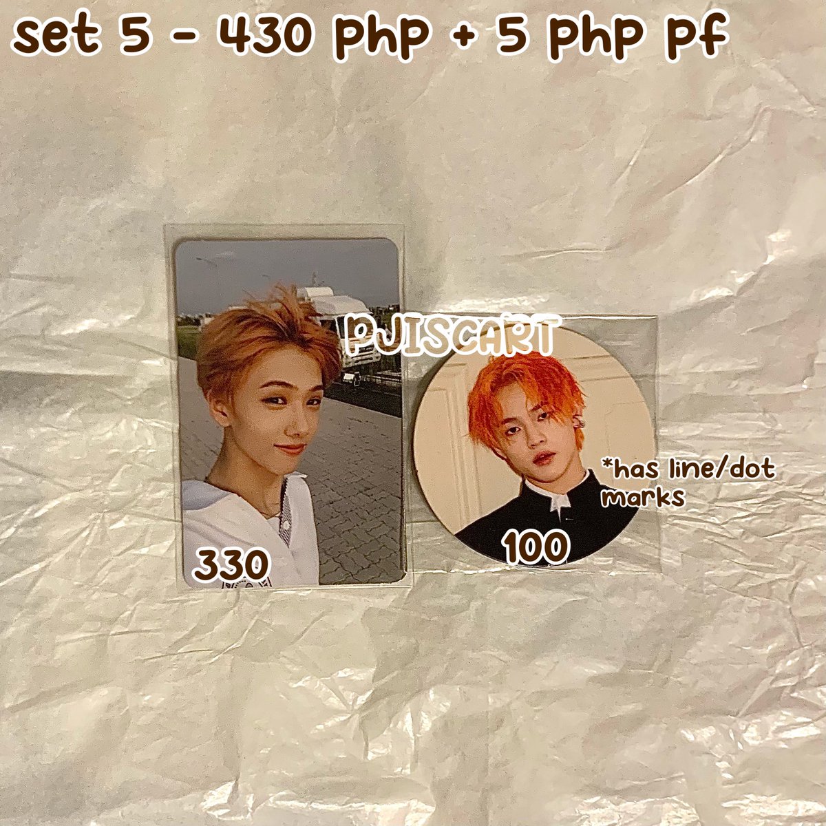 pjiscart's tweet photo. — [🛒 wts lfb nct ph] ;
selling as set only, you can tingi

⤷ dop - 3 days reservation
mop: gcash
mod: ggx,sdd,sco
can do COD

˖◛⁺ reply or dm me ! ⑅

🏷 dream jisung chenle we go up we boom cc circle card pc photocard https://t.co/67BDocqFPM