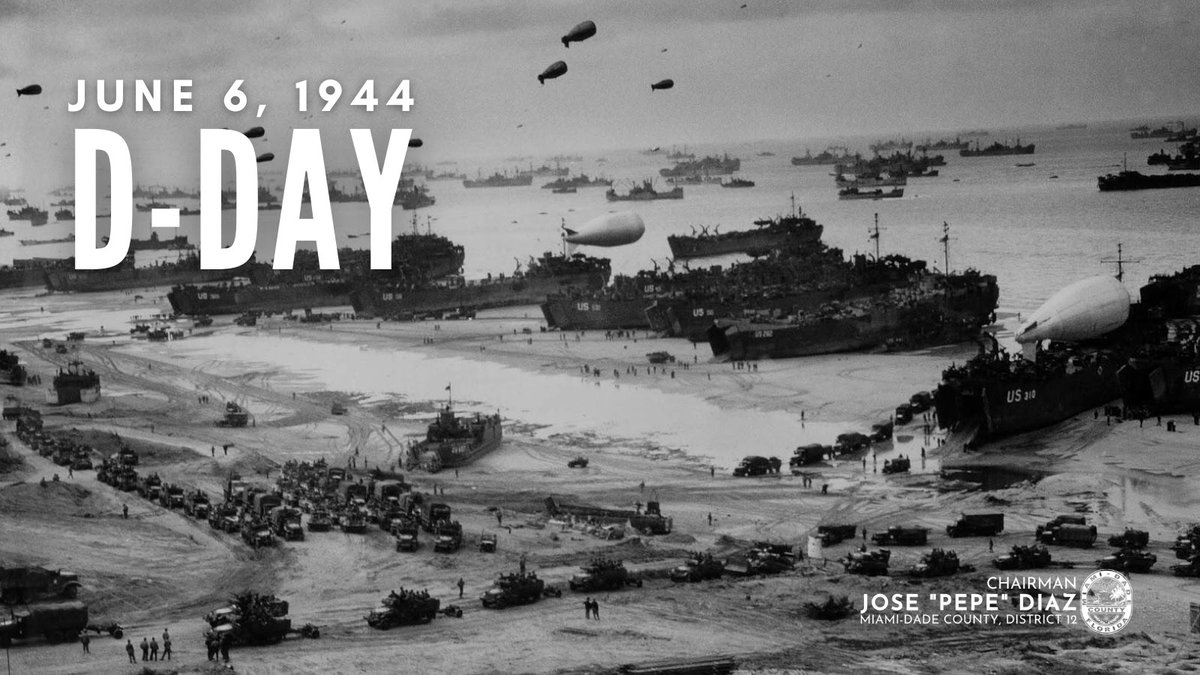 JosePepeDiaz305's tweet photo. Today marks the 78th anniversary of #DDay, the #InvasionOfNormandy. On June 6, 1944 the Allied Force soldiers gained a victory that became the turning point for #WWII. Today we remember the courage and sacrifice of the soldiers who fought in the name of freedom. 🇺🇸 #NeverForget https://t.co/Rse5vfojQC