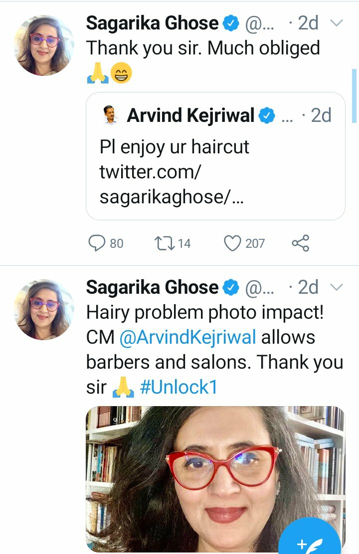 RevengeReddy's tweet photo. This couple has wierd obsession with barbers &amp; haircuts. https://t.co/Enz6zpTQdp