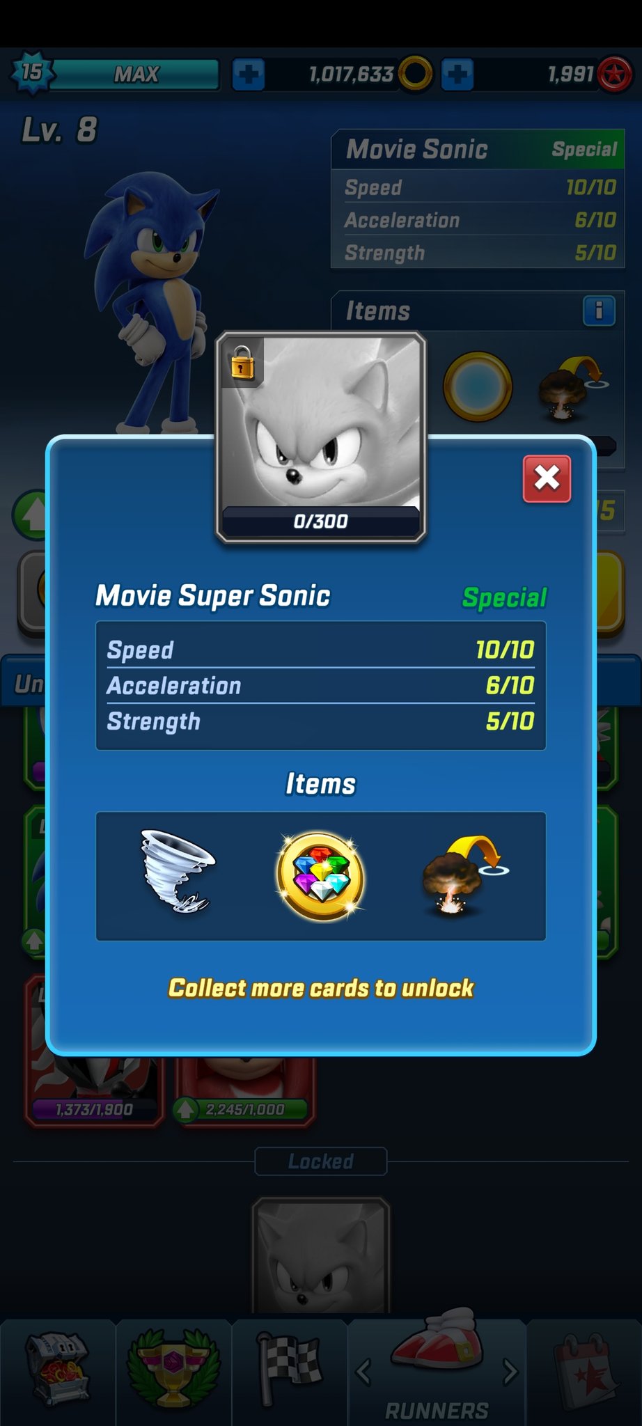 SonicWindBlue #SonicDreamTeam on X: Darkspine Sonic will join #SonicForces  Mobile on September 15th 2022. Here are his stats, his rarity and his three  new items!  / X