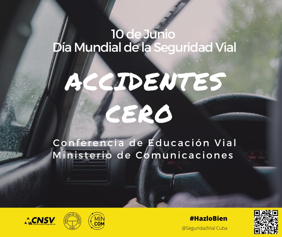 Prevenir y alertar sobre los peligros en la vía, mantener la responsabilidad individual y mejorar la seguridad vial es tarea diaria. #HazloBien, hazlo por todos. #AccidentesCero #SeguridadVialCuba <a href="/MitransCuba/">Ministerio del Transporte de Cuba</a>
