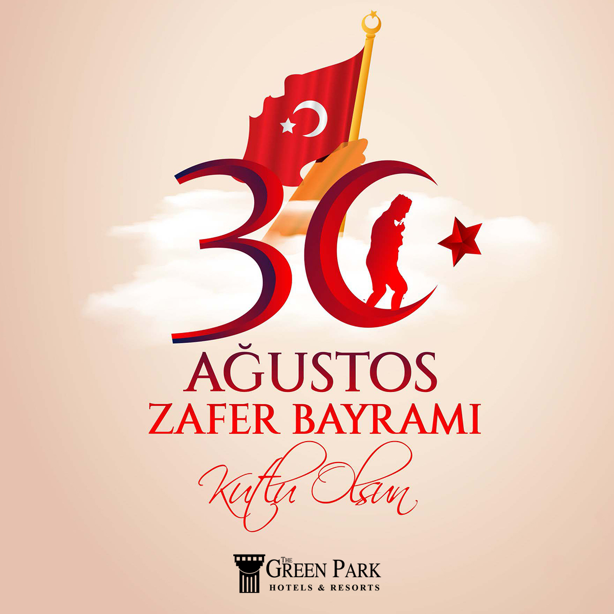 Büyük zaferler, yalnızca büyük milletler tarafından kazanılabilir... #30ağustos #zaferbayramı #thegreenparkhotel