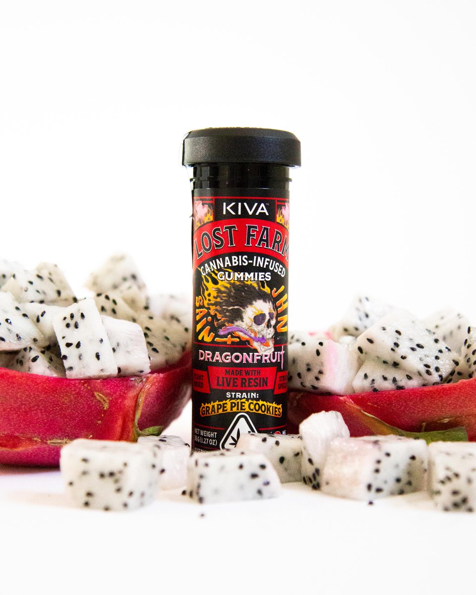 Kiva Confections dragonfruit gummies are infused with the indica-dominant Grape Pie Cookies strain, handpicked by SAINt JHN, this is a collab you definitely don't want to miss. 

#indica #infused #thc #palmdesert #theshopsonelpaseo <a href="/MadeByKiva/">Kiva Confections</a> <a href="/KivaConfections/">Kiva Confections</a> <a href="/SAINtJHN/">SAINt</a>
