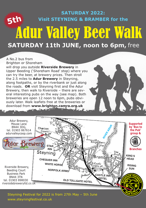 Here's all the info for the beer walk this Saturday (11th) , a No.2 bus can drop you off right at the first stop. Hope to see you there!