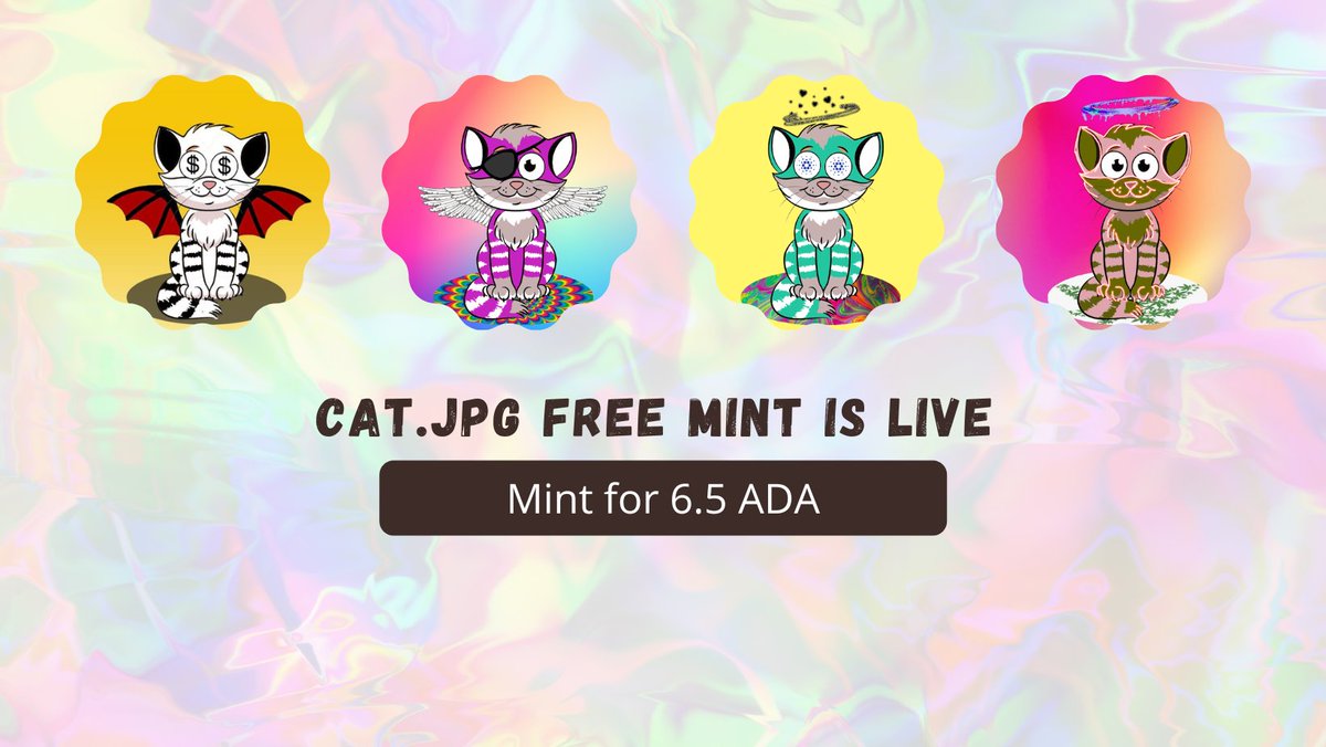 HoskinDAO's tweet photo. Free Mint for Everyone  

Mint: https://t.co/iO8nnJS4om

#NFTs #NFT #NFTCommunity #NFTProject #nftart #CardanoCommunity 
#CNFT #CardanoNFT #Cnftproject #CNFTdrop #CNFTCollection #CardanoNFTs #nftart https://t.co/sgiGJho9TC