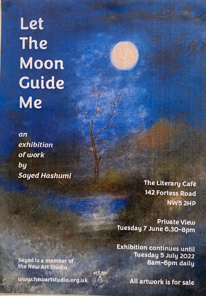 Sayed is an asylum seeker from Afghanistan, who has been attending our art therapy studio for 15 years. When he joined, he had no arts experience or education; now he is launching his first ever solo show!

📢Private view tomorrow, 6.30-8pm, NW5 2HP - all welcome 📢