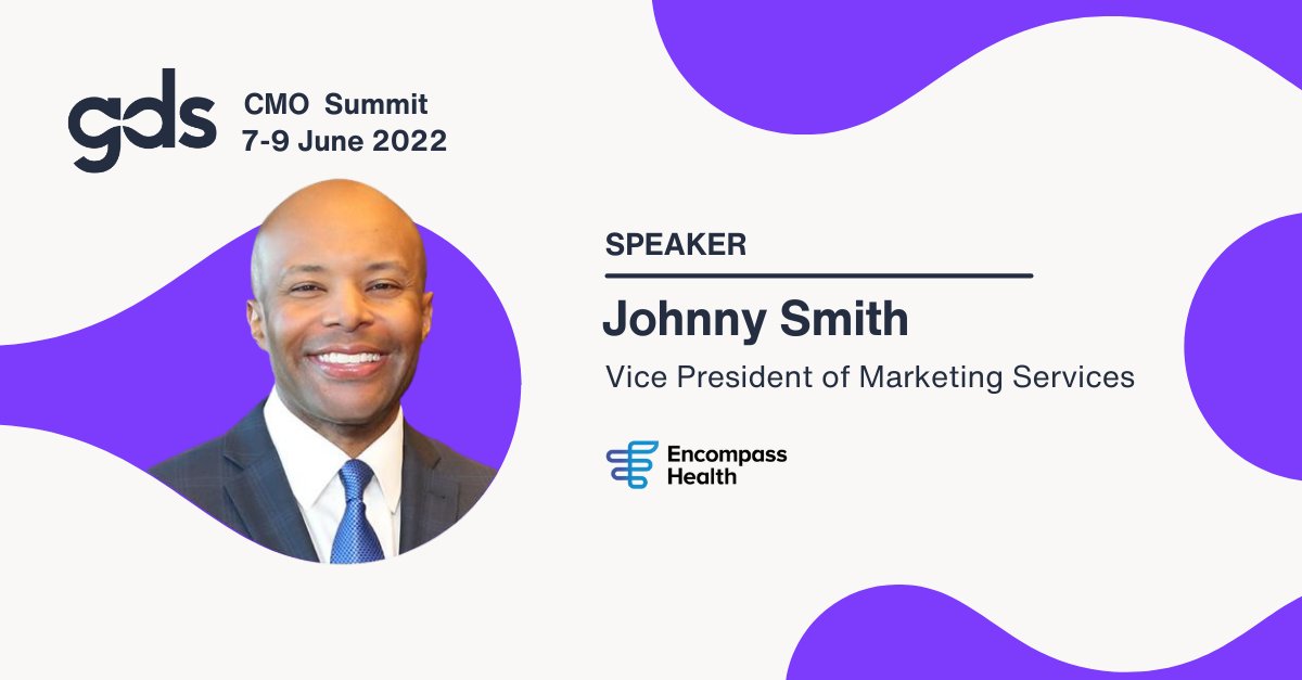 This week, I have the pleasure of serving as a moderator for the <a href="/WeAre_GDS/">GDS Group</a>'s  CMO Summit panel titled “Cutting Through the Noise: Reaching Customers in the Crowded Marketplace.” gdsgroup.com/events/summit/… <a href="/encompasshlth/">Encompass Health</a>