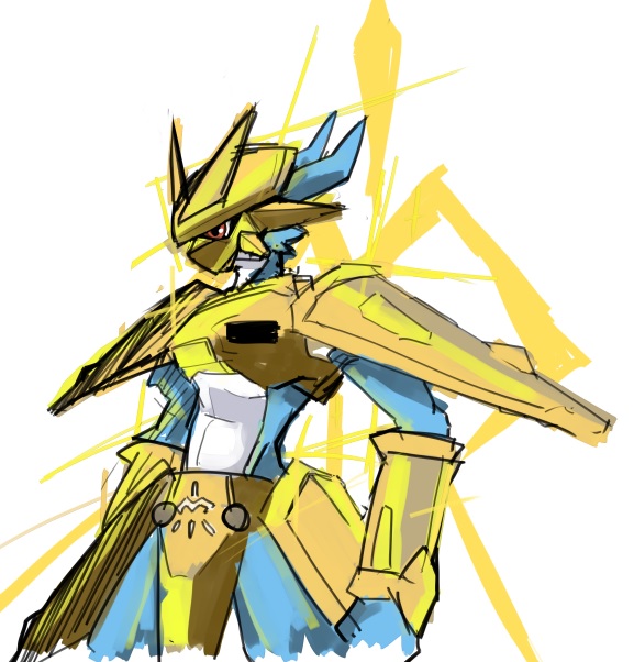 落書きマグナモン 