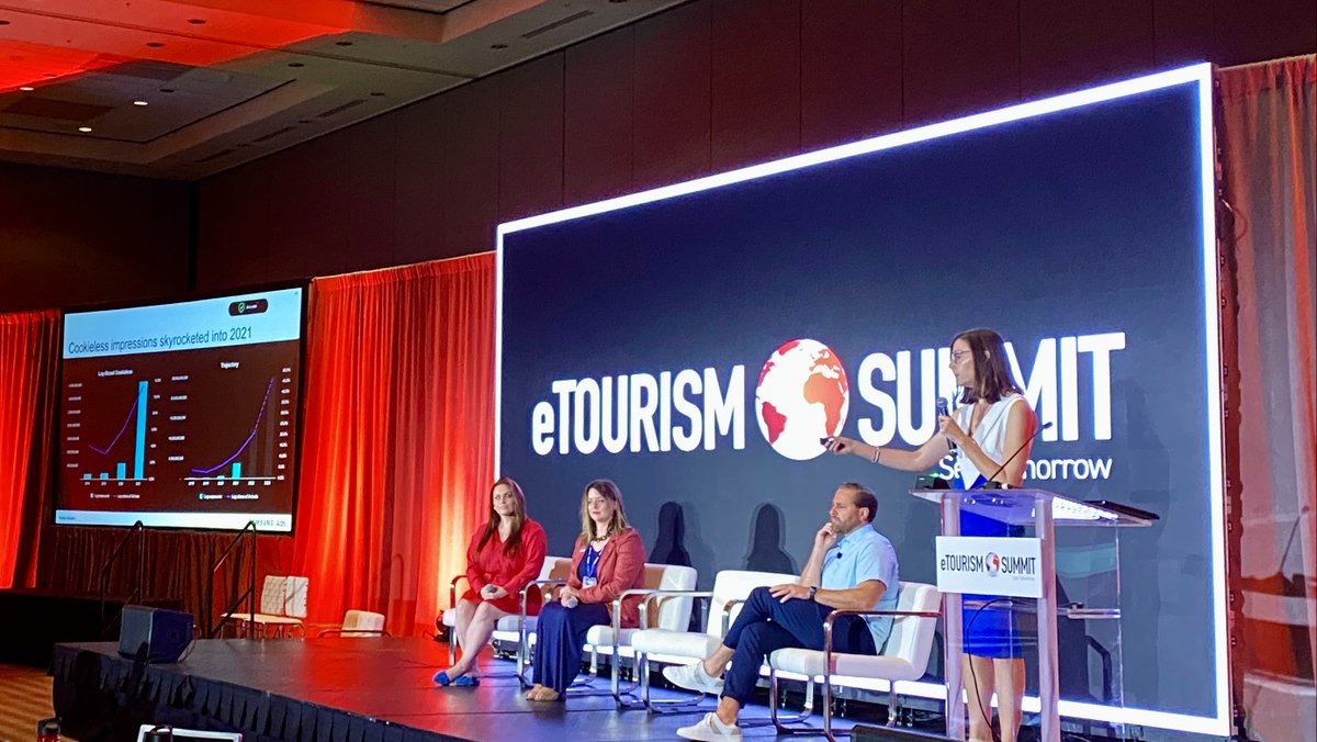 eTourismSummit's tweet image. Connected TV: targeting and tracking media consumption trends. How @Arrivalist and @Samsung_Ads work together to support campaigns like @PureMichigan w/ their new agency partner @MMGYglobal