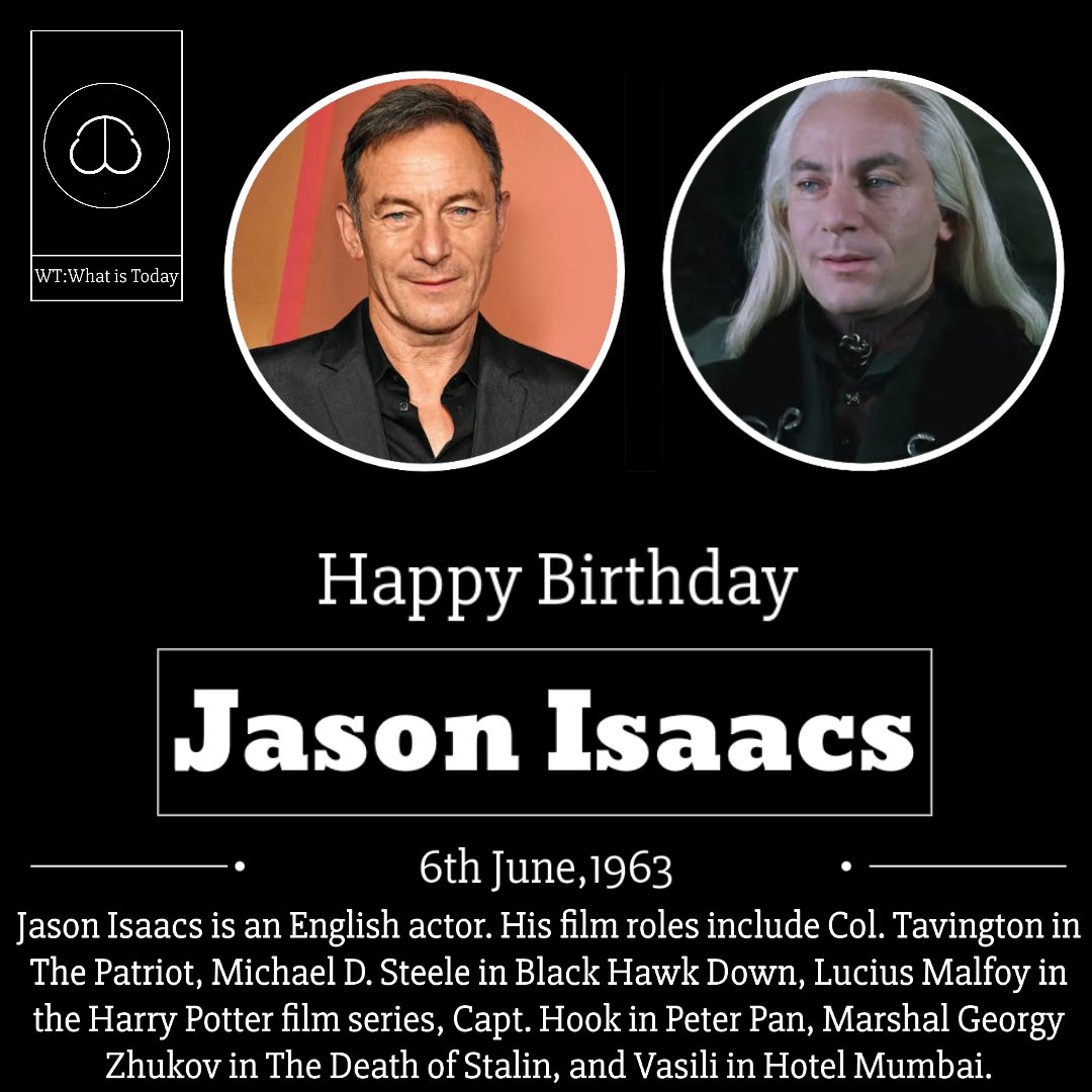 Did you remember this character in series?
Happy Birthday Jason Isaacs..! 