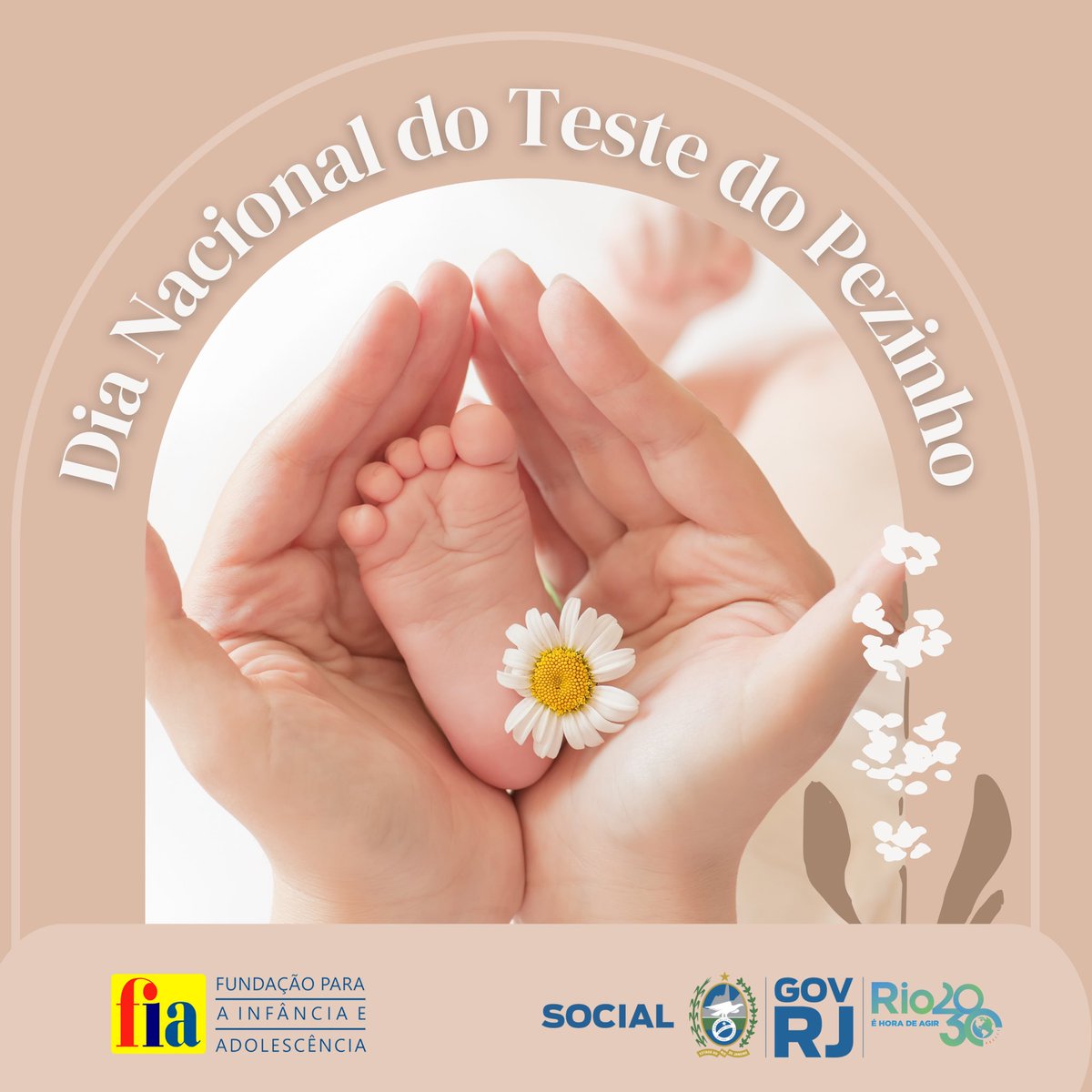 fiarjoficial's tweet photo. O Dia Nacional do Teste do Pezinho é comemorado todo dia 6 de junho. É o exame de sangue coletado no pé do recém-nascido. Fácil e rápido de ser feito, é de extrema importância…
https://t.co/c484LQKEbv
@govrj
#fiarj #riodejaneiro #saúde #bebe #crianca #infancia #PACAD https://t.co/pIUmjDTBzQ
