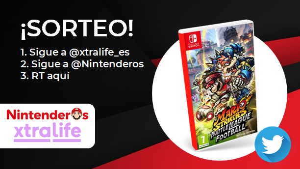¡Sorteamos otra copia de Mario Strikers: Battle League Football para Nintendo Switch!

1⃣ Sigue a <a href="/xtralife_es/">xtralife</a> 
2⃣ Síguenos (<a href="/Nintenderos/">Nintenderos</a>) 
3⃣ RT aquí 

¡Suerte! - nintenderos.com/2022/06/sortea…