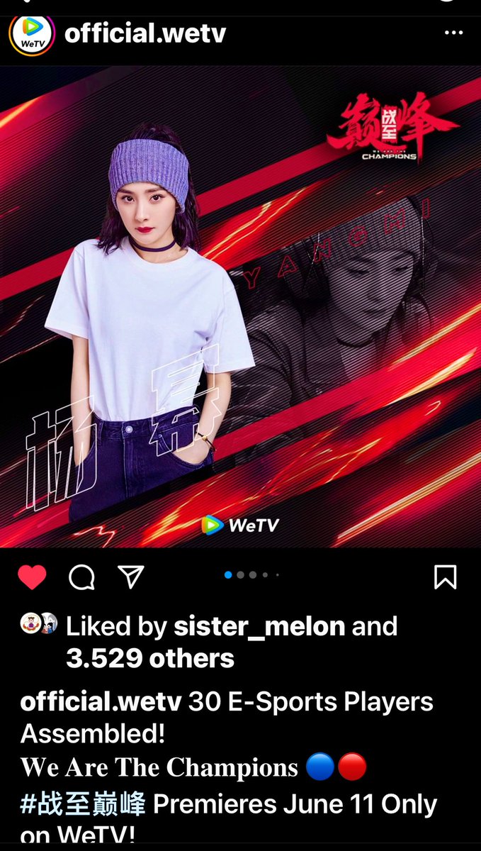 Queenbee_fox's tweet photo. We Are The Champion - A real E-sport training camp
11 June at #WeTV #TencantVideo
#YangMi a global spokesperson of #WeTv and #Realme
A spokesperson brand of #GloryOfTheKing
#TencantVideo
πππ lets watch Xiao Mi the real player https://t.co/hfNazicFw8