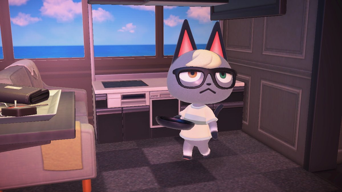 Pugagascar's tweet image. #ACNH

I love when villagers wear my designs :3

Also, Sherb's and Mac's cute houses.