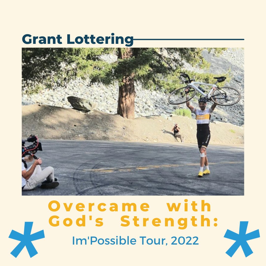WeShare (@weshare_by_uhsm) on Twitter photo <a href="/MGLottering/">GrantLottering</a> SMASHED his Im’Possible Cycle Sat., 6/4.
He made it safely from Sierra National Forest & into the Grand Finale, at <a href="/orangecountysc/">Orange County SC</a>
Grant serves through faith, commitment, & selflessness. Grant benefits children through <a href="/Laureus_USA/">Laureus Sport for Good USA</a>
#Im_Possible #Im_PossibleTour <a href="/MGLottering/">GrantLottering</a> SMASHED his Im’Possible Cycle Sat., 6/4.
He made it safely from Sierra National Forest & into the Grand Finale, at <a href="/orangecountysc/">Orange County SC</a>
Grant serves through faith, commitment, & selflessness. Grant benefits children through <a href="/Laureus_USA/">Laureus Sport for Good USA</a>
#Im_Possible #Im_PossibleTour