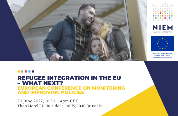 migpolgroup's tweet photo. Interested in the future of #refugee #integration in the EU? Join panellists @lb_barani, @BegumDereli, @Magenniss &amp; @PAH_org at the #NIEM conference on 20 June in Brussels.  

Conference info &amp; registration link 👇  
https://t.co/okQD2caC91 https://t.co/bbvpZl1STM
